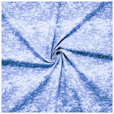 Marmorierter Popeline Stoff aus Baumwolle in der Farbe 5011 himmelblau