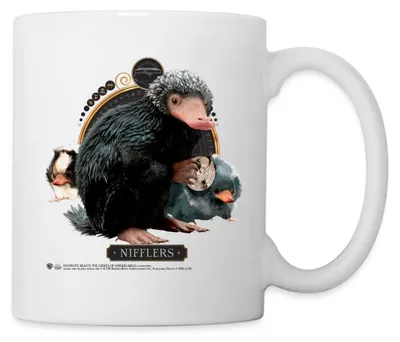 Produktbild von Spreadshirt Phantastische Tierwesen Nifflers Tasse Tasse, One size, Weiß