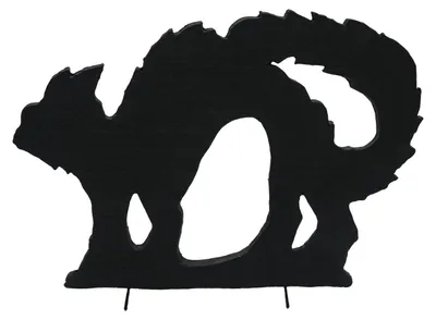 Imagen del producto de EUROPALMS Silhouette, figura de gato, 63 cm