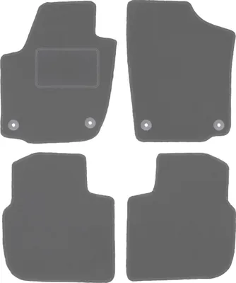 Immagine prodotto di Tappetini in grafite per: Skoda Rapid Liftback, berlina, Spaceback, station wagon (2013-2019)
