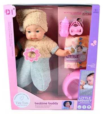 Produktbild von Realistische Babypuppe mit Tonmodul und Zubehör + Töpfchen Midex B2414642
