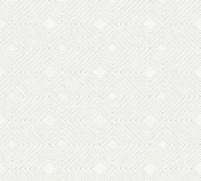 Produktbild von A.S. Création 3D Tapete Attractive geometrische Tapete Vliestapete mit Glitzereffekt weiß 10,05 m x 0,53 m