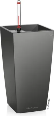 Obrázok produktu pre LECHUZA® Kvetináče MAXI-CUBI antracitová metalíza All-in-One