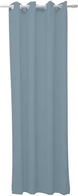 Obrázok produktu pre Zatemňovacia záclona, 140 x 240 cm, sivomodrá, polyester, prateľná, jednofarebný vzor