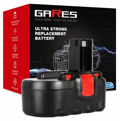 Produktbild von Gares Akkupack zum Zellentausch für Bosch GSRE2 | 18 V 3 Ah Inny | Ersatz-Zellenpack für Werkzeugakkus | Profi-Qualität Gares®
