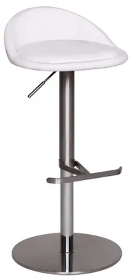 Produktbild von Barhocker >WL1.282< in Weiß - 43x90x43cm (BxHxT)