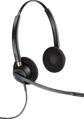 Produktbild von Poly EncorePro HW520D - EncorePro 500 series - Headset - On-Ear - kabelgebunden - Quick Disconnect - Schwarz - für Skype für Unternehmen