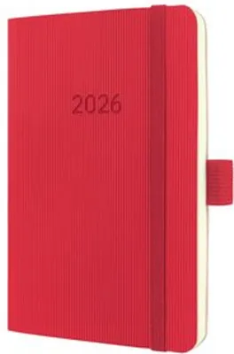 Produktbild von sigel Taschenkalender Conceptum 2026 ca. DIN A6 rot