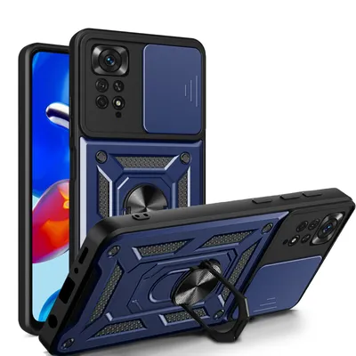 Produktbild von Handyhülle Xiaomi Redmi Note11Pro Handy Tasche Hülle Outdoor Case Silikon Bumper