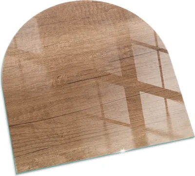 Produktbild von Natürliches Holzmuster – Glasbodenplatte für – Kaminofen – Kaminplatte Glas – Schutzglas – Funkenschutzplatte –Glasbodenplatte Feuerfeste – Hitzeschutzplatte – Bodenschutz aus Glas – 100x100 cm