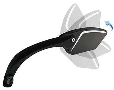 Obrázek produktu pro Zrcátko na levé straně elektrokola s víceúhelníkovým řízením. Černá