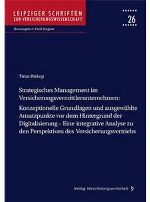 Obrázok produktu pre Strategisches Management im Versicherungsvermittlerunternehmen
