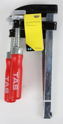 Produktbild von 5x BURI Paar Bastelschraubzwingen Set Feder Metall Leimklemme Klammern Arbeiten