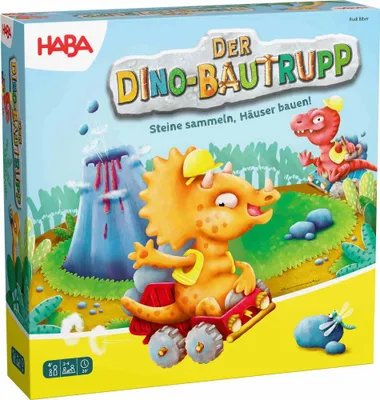 Produktbild von HABA Kinderspiel Aktionsspiel Der Dino-Bautrupp 2013073001