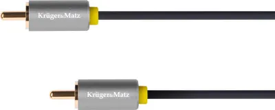 Obrázek produktu pro Kabel RCA 1x - RCA 1x, 0,5 m Kruger&Matz Basic