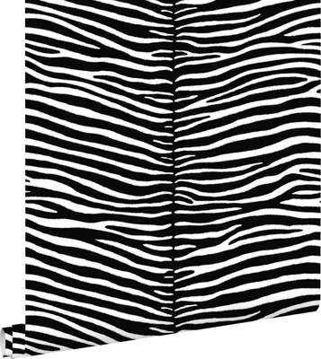 Immagine prodotto di ESTAhome carta da parati zebra nero e bianco 53 cm x 10.05 m