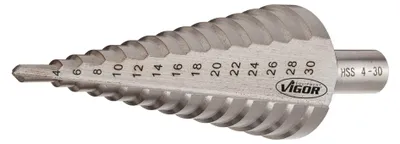 Produktbild von VIGOR HSS-Stufenbohrer 4 – 30 mm V2396 4 - 30 mm