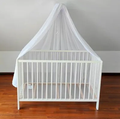 Produktbild von Himmelstange mit Standfuß - Freistehende Stange für Babybetten