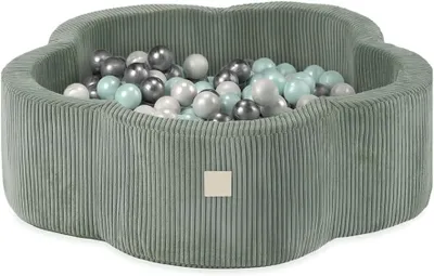 Immagine prodotto di MISIOO piscina di palline per bambini 95x30 cm - 300 palline (6cm) - Giocattolo per bambini da 1 anno - Perfetto per i più piccoli e per i giochi divertenti