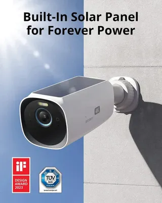 Produktbild von Überwachungskamera - Sicherheitskamera - Außenkamera - Solar-Kamera - IP-Kamera - 8-Megapixel-Auflösung