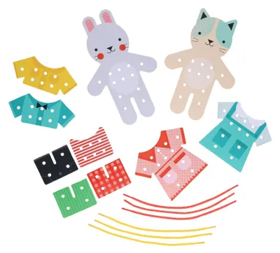 Produktbild von Petit Friends Dress-Up Lacing Set