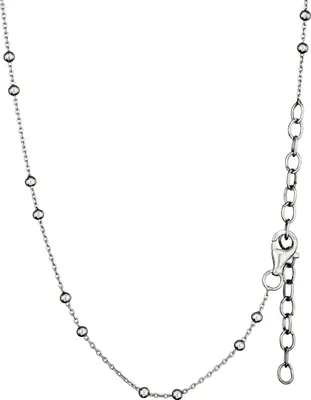Produktbild von Längenverstellbare Kugelkette 40+5cm 925 Silber rhodiniert 2mm breit Halskette