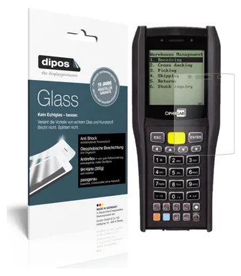 Produktbild von 2x Schutzfolie für Cipherlab 8470 matt - Anti-Shock 9H Folie dipos Glass