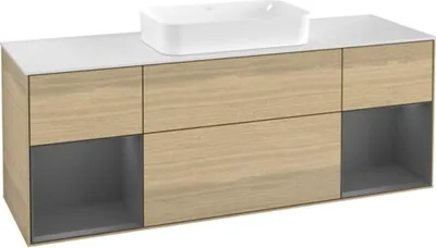 Produktbild von Villeroy & Boch F331GKPC Waschbeckenunterschrank Finion F33