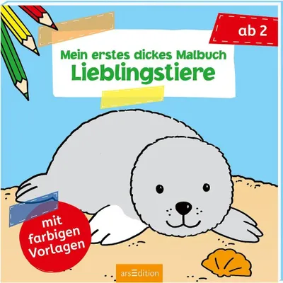 Obrázok produktu pre Mein erstes dickes Malbuch ab 2 - Lieblingstiere