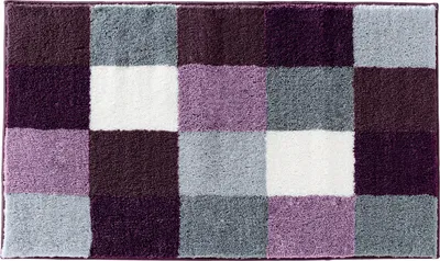 Produktbild von Erwin Müller Badematte Kreta" aubergine 60x100 cm"
