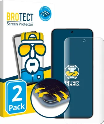 Produktbild von 2x BROTECT Fullscreen Schutzfolie für Oppo Reno 14 F Displayschutz Folie Fullcover Klar Transparent