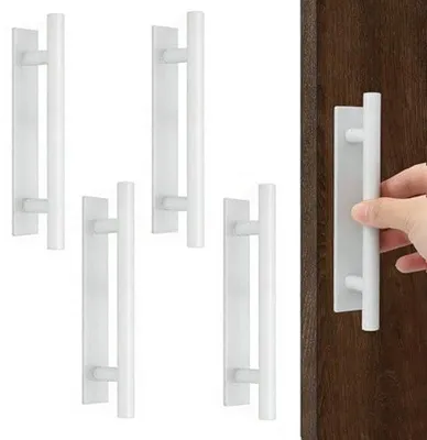 Immagine prodotto di Ultiluxe Maniglie per mobili adesive - 4 pezzi - Maniglie per armadi - Maniglie per porte - 13,3 x 2,3 cm - Accessori per mobili - Senza foratura - Bi