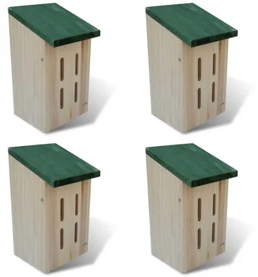 Image de Jeu de 4 nichoirs pour papillons, idéal pour le jardin