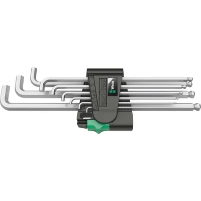 Immagine prodotto di Wera 05073594001 Set di chiavi esagonali a Esagono a L metriche/imperiali 9 pezzi (05073594001)