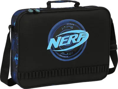 Produktbild von Nerf Boost Schwarzer Schulranzen (38 x 28 x 6 cm)