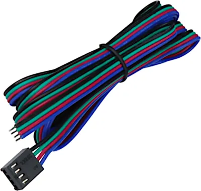 Produktbild von DesignLight Verbindungskabel 2 Meter RGB 4x0,32 mm2 mit RGB-Stecker / Zubehör / Ersatzteile