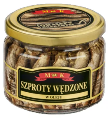 Zdjęcie produktu dla MK Szproty wędzone w oleju 250 g