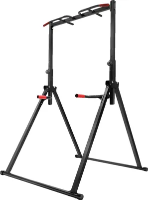 Produktbild von Klimmzugstange, höhenverstellbar, 200 kg Tragfähigkeit, schwarz