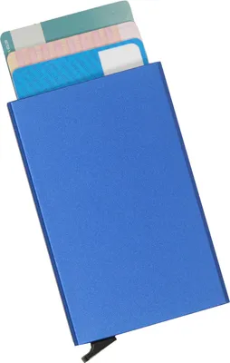 Obrázek produktu pro Justified Bags® Basic - Pouzdro na kreditní karty - RFID - Ochrana karet - Modré