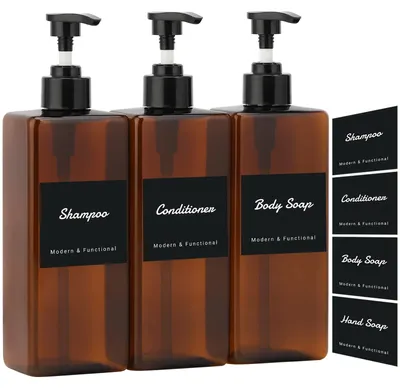 Productafbeelding van Navulbare Pompflessen 500ml, 3 stuks