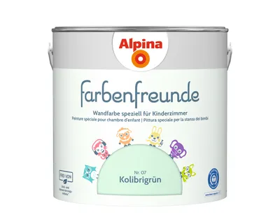 Produktbild von Alpina Farbenfreunde Nr. 07 Kolibrigrün 2,5 Liter matt