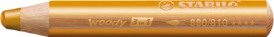 Produktbild von Buntstift, Wasserfarbe & Wachsmalkreide - STABILO woody 3 in 1 - 1 Stk - gold