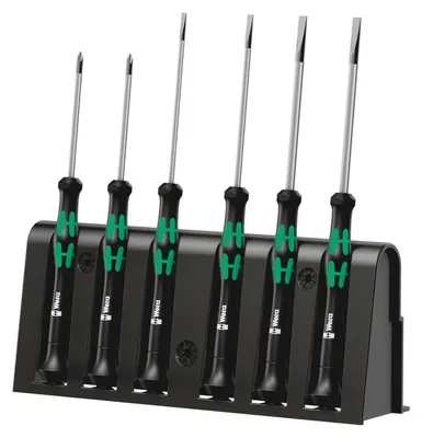Image de Jeu de 6 clés à embout en S pour l'électronique Wera | 4013288031945