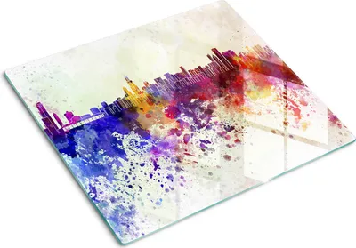 Obrázok produktu pre Sklenená ochranná doska – Kryt varnej dosky – Kryt na indukčnú dosku – 60x52 cm – Rýchle čistenie – Tvrdené sklo – Chicago
