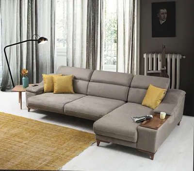 Immagine prodotto di Divano Divano ad angolo Divano a L Imbottito Soggiorno moderno Seduta relax Mobili