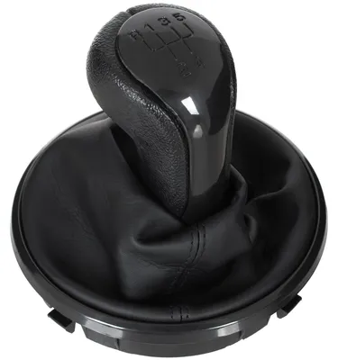 Produktbild von Schaltknauf Schaltmanschette schwarz für Skoda Fabia II 2007-2012