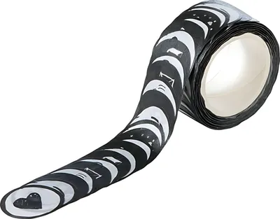 Produktbild von Folia Washi Sticker, Papier, Schwarz, Weiß, Glas, Metall, Papier, Kunststoff, Box, 200 Stück(e), Säure