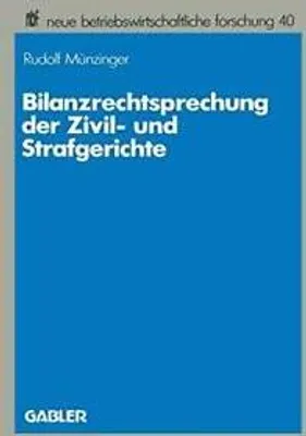 Immagine prodotto di Bilanzrechtsprechung der Zivil- und Strafgerichte