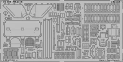 Produktbild von Eduard Accessories 36334 - 1:35 M4A3E8 For Tamiya - Ätzsatz - Neu