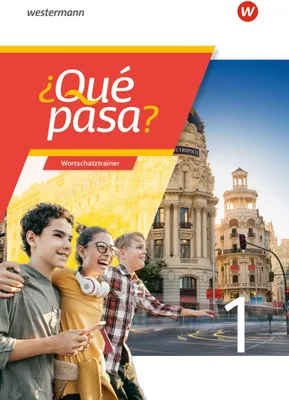 Produktbild von ¿Qué pasa? 1. Wortschatztrainer